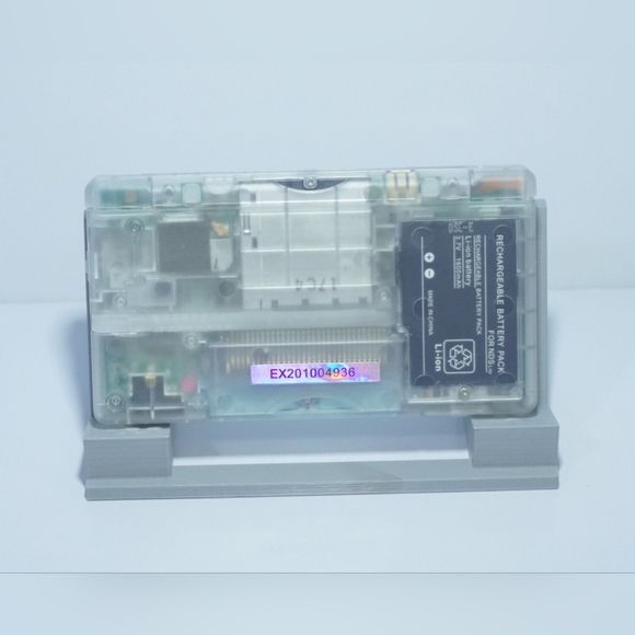 Nintendo DS Lite Transparent Clear Handheld System with Light Up LED Buttons - Picture 6 of 10